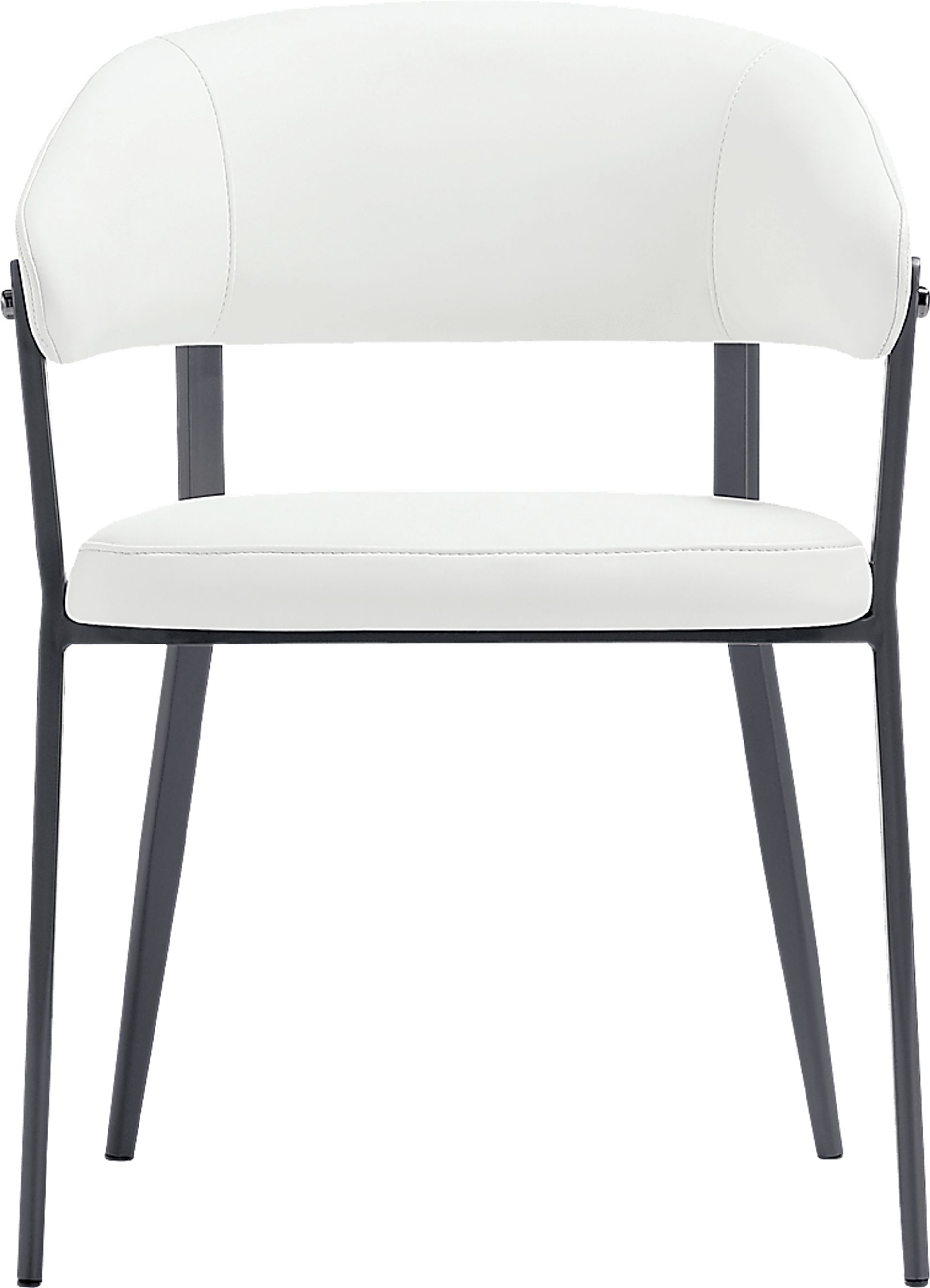 Bullworldy White Arm Chair - Image 1