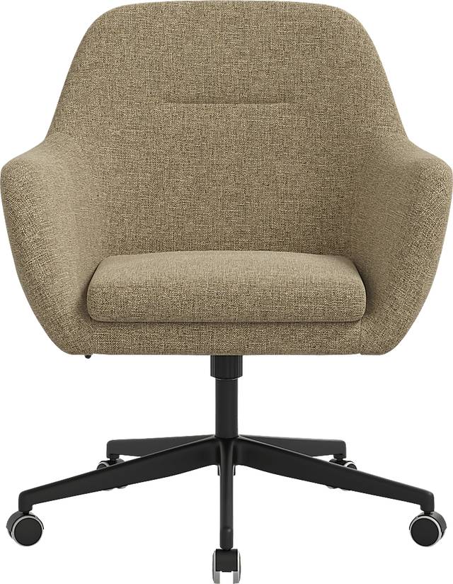 Bulwer Beige Desk Chair - Thumbnail - Image 2