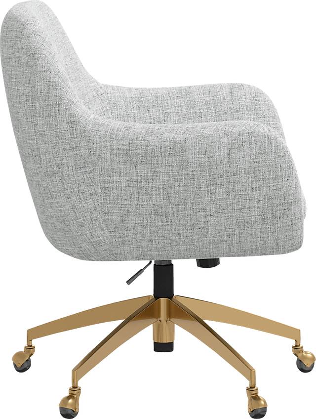 Bulwer Gray Desk Chair - Thumbnail - Image 3