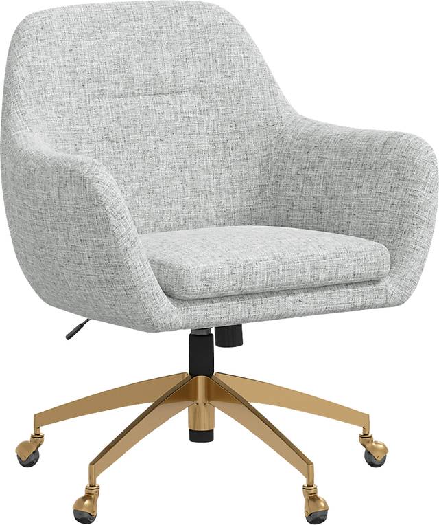 Bulwer Gray Desk Chair - Thumbnail - Image 1