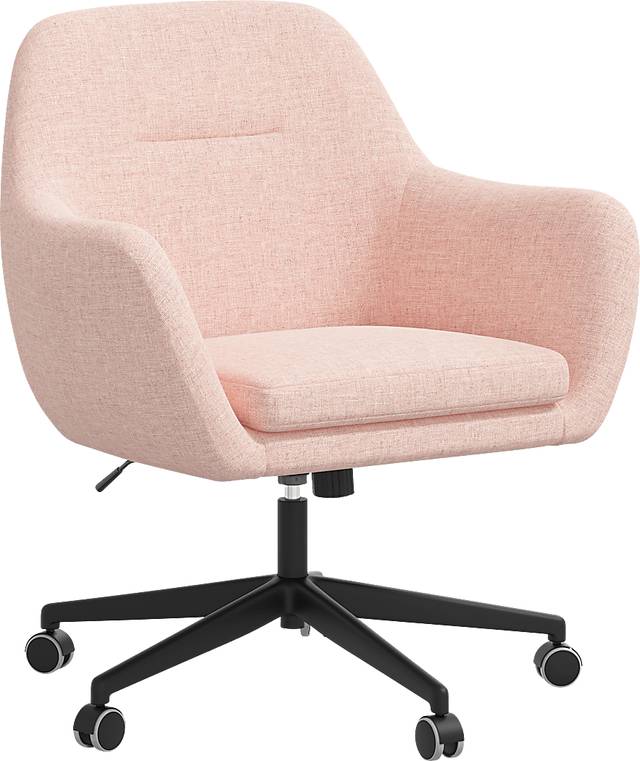 Bulwer Pink Desk Chair - Thumbnail - Image 1
