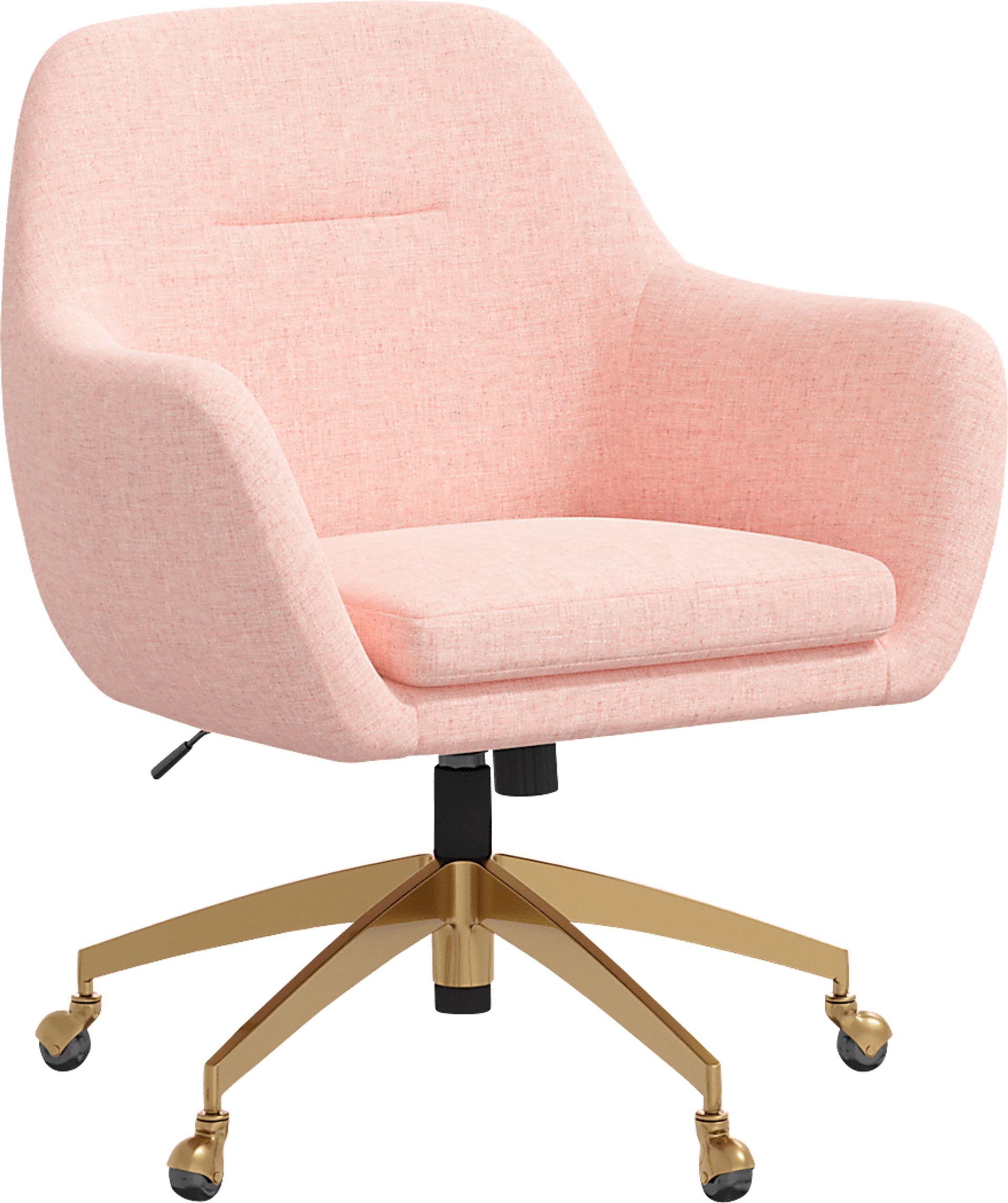 Bulwer Pink Desk Chair - Image 1