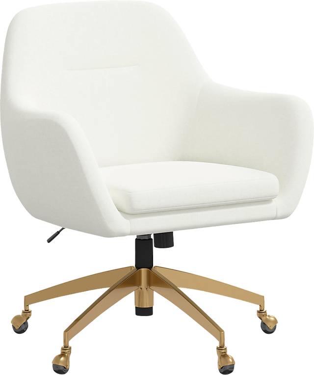 Bulwer White Desk Chair - Thumbnail - Image 1