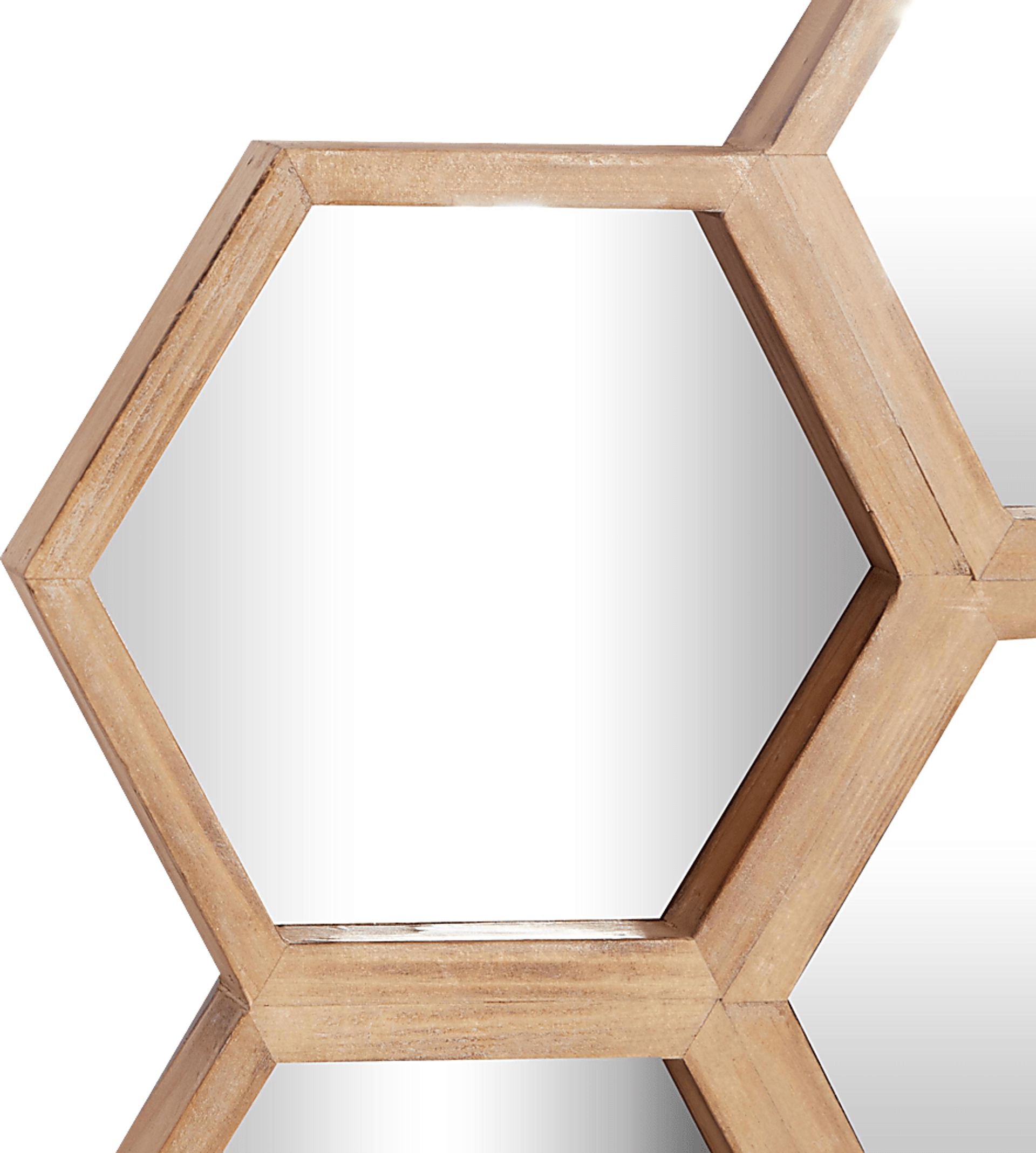 Bumble Light Oak Wall Mirror - Image 4