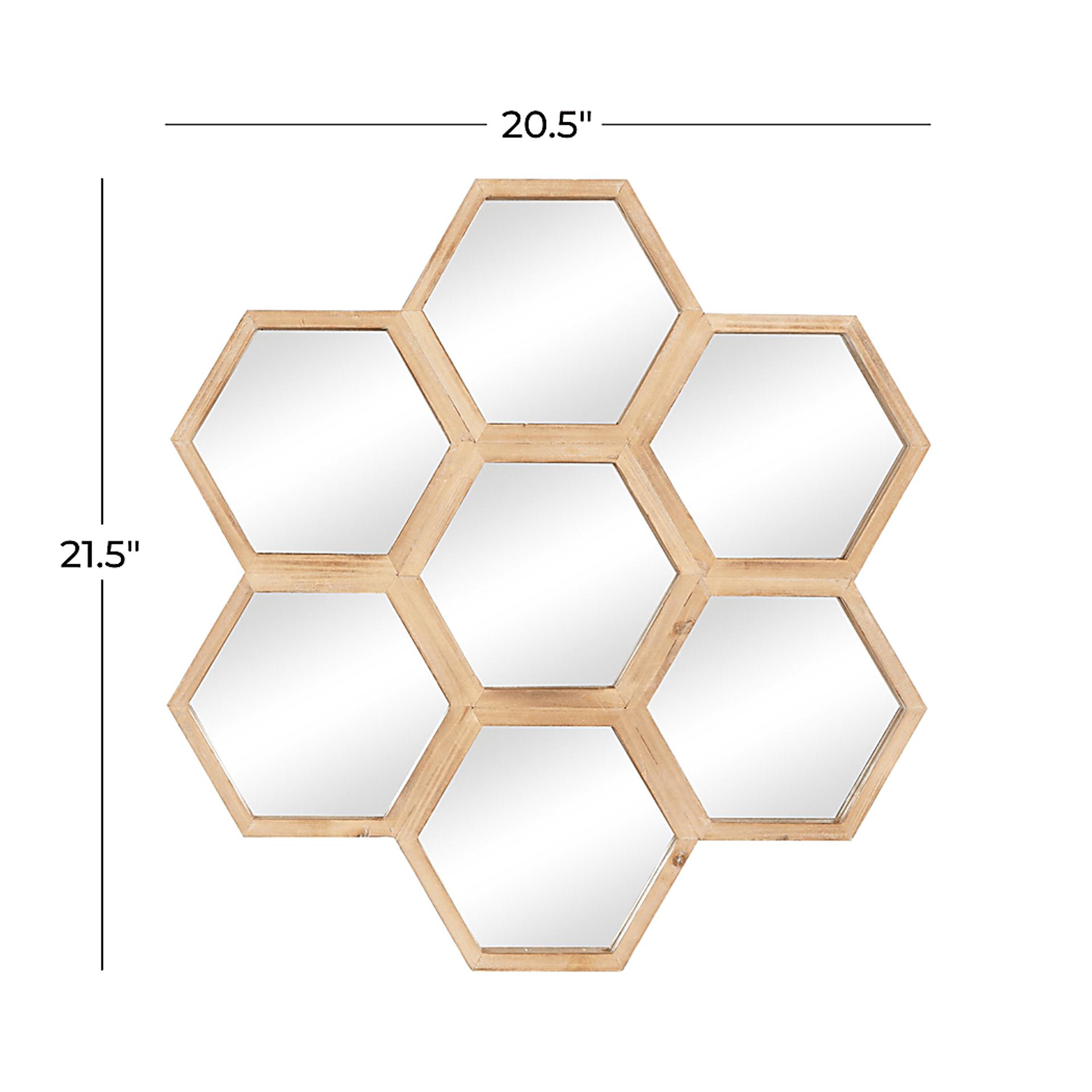 Bumble Light Oak Wall Mirror - Image 6
