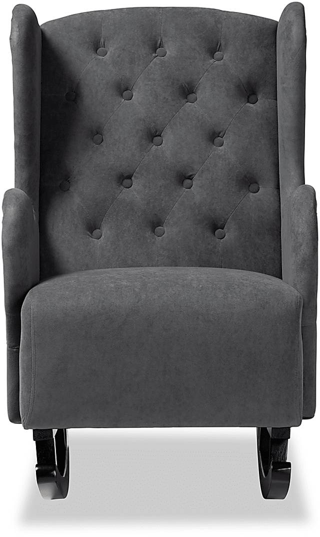 Bumelia Gray Rocking Chair - Thumbnail - Image 2