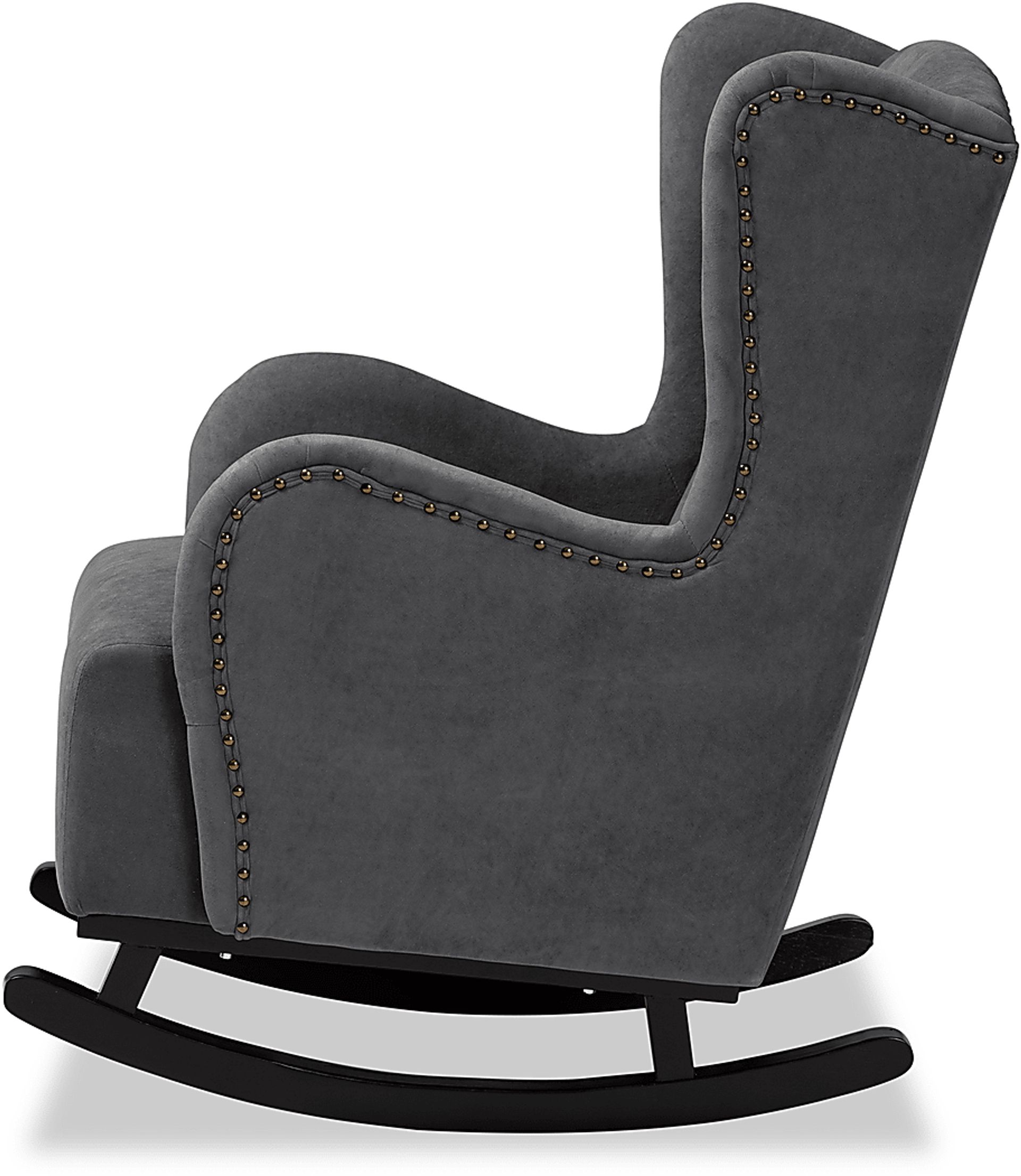 Bumelia Gray Rocking Chair - Image 3