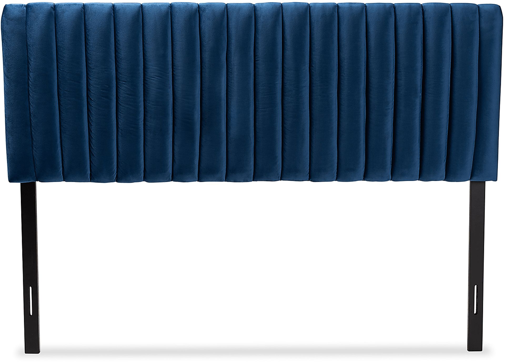 Bunchberry Navy Queen Upholstered Headboard - Image 2