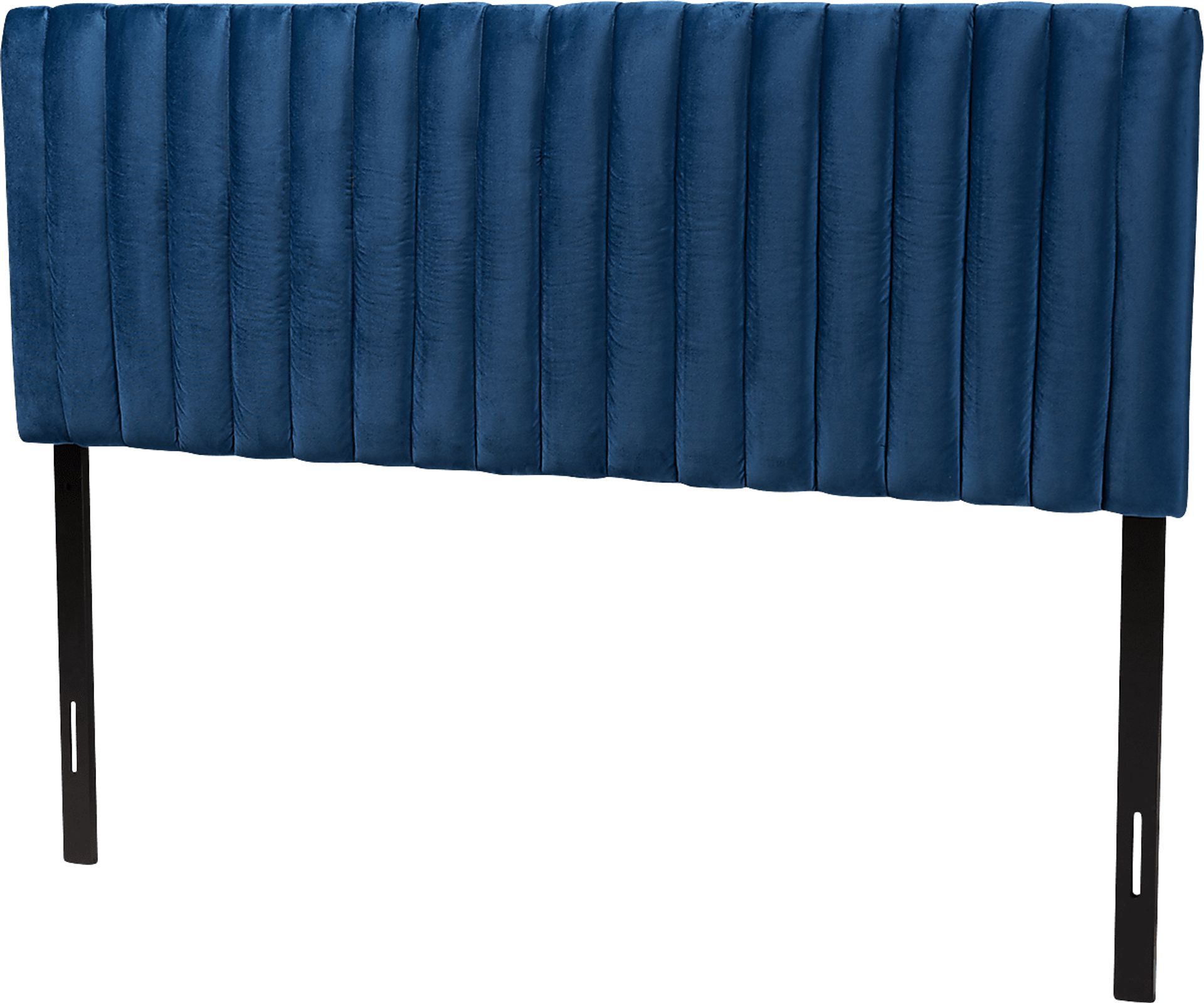Bunchberry Navy Queen Upholstered Headboard - Image 1