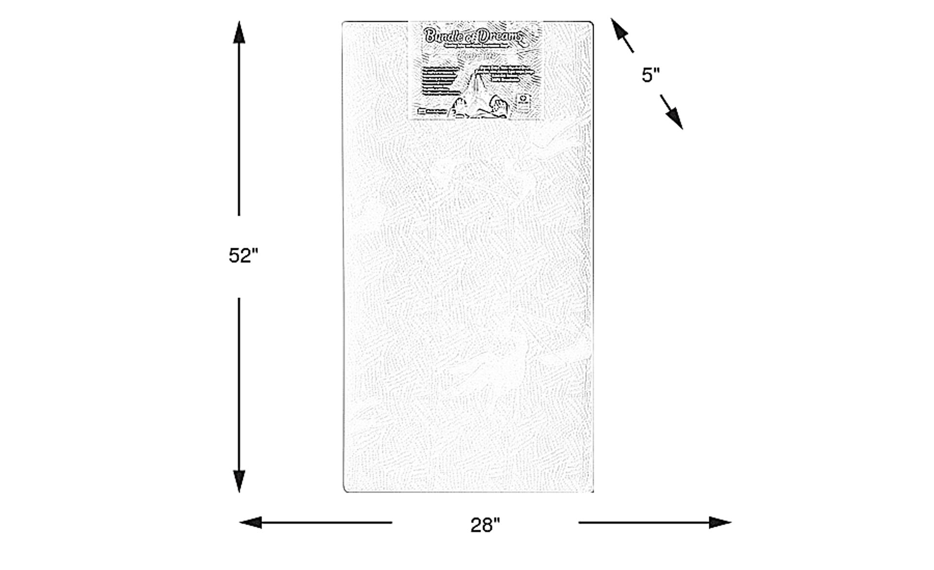 Dimension Image. Please refer to the Dimension Tab on this page for dimension details.