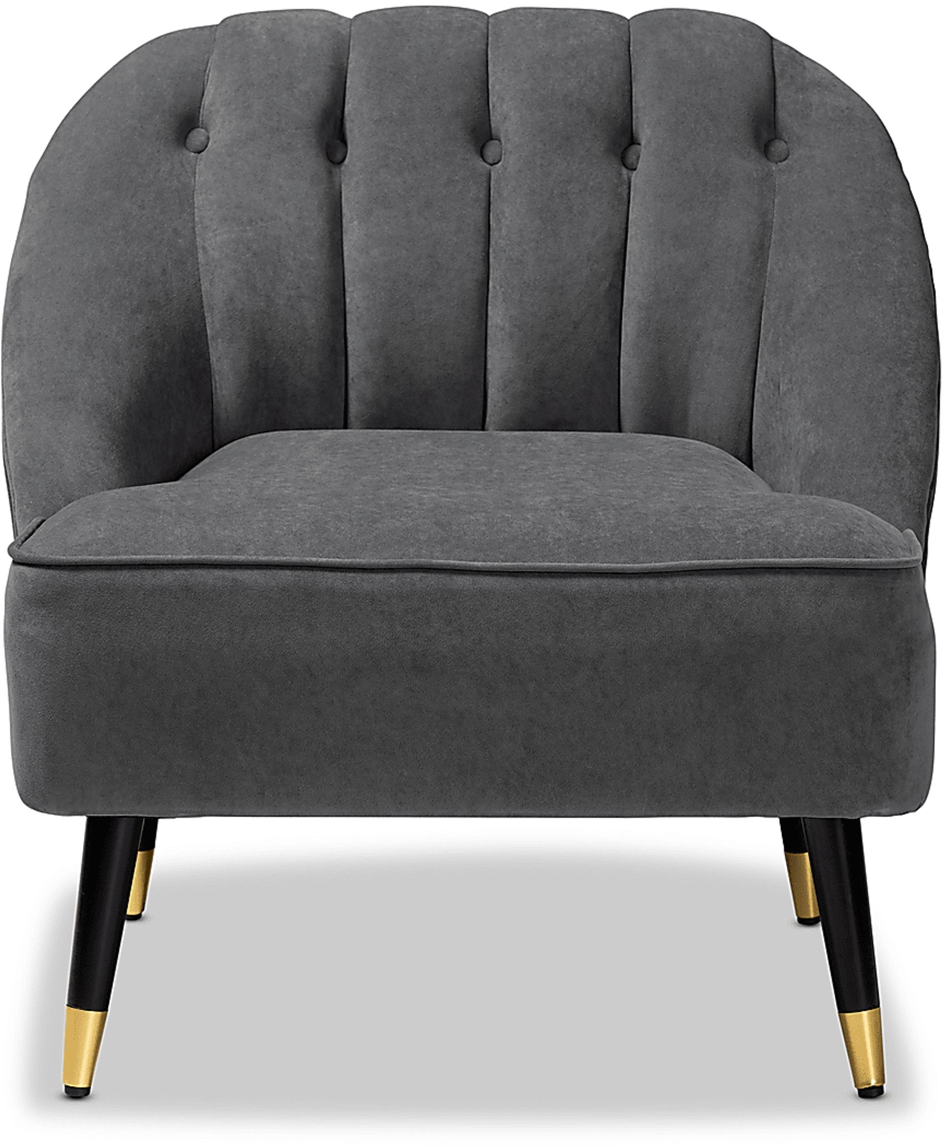 Bunehe Gray Accent Chair - Image 2