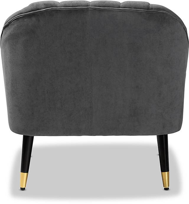 Bunehe Gray Accent Chair - Thumbnail - Image 4