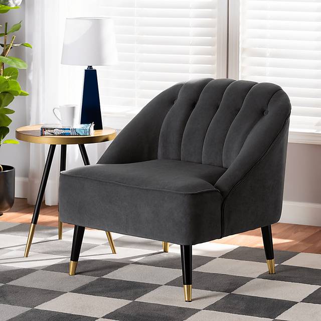 Bunehe Gray Accent Chair - Thumbnail - Image 8