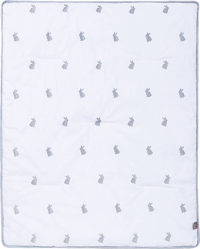 Bunnyville Gray 3 Pc Baby Bedding Set - Thumbnail - Image 4