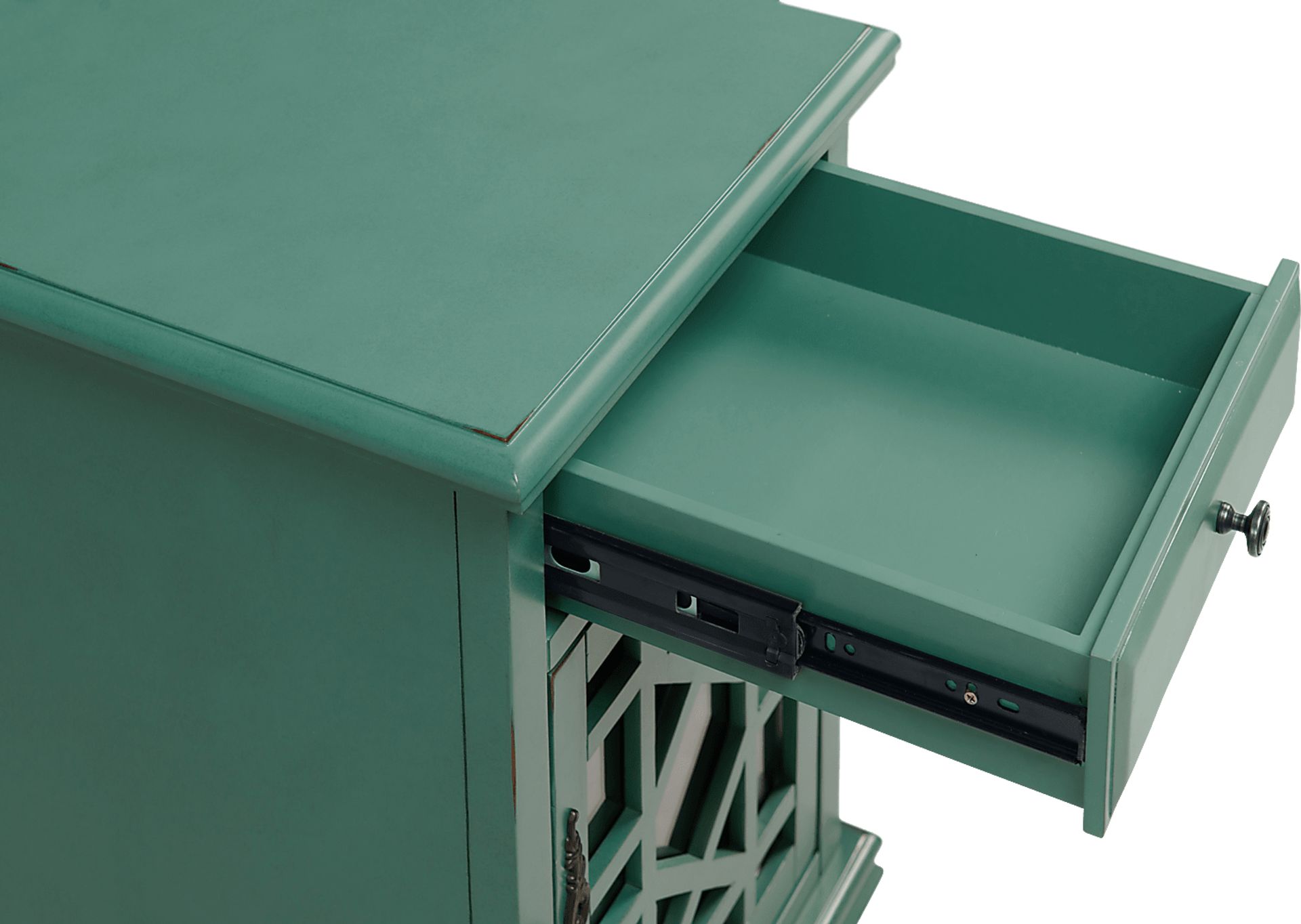 Bunyard Blue Chairside Table - Image 4