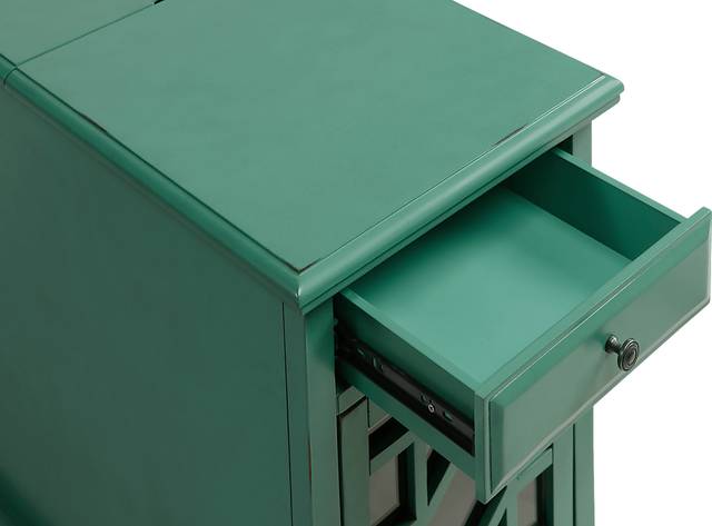 Bunyard Blue Chairside Table - Thumbnail - Image 5