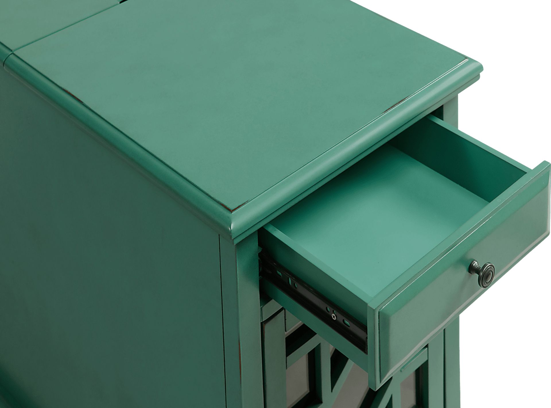 Bunyard Blue Chairside Table - Image 5