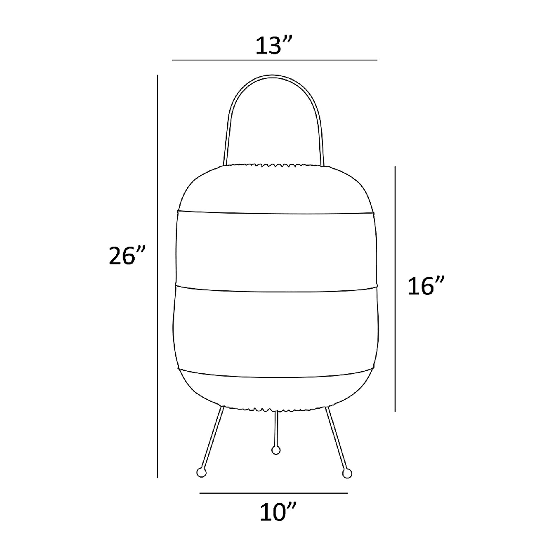 Bunyard Post Brown Outdoor Lamp - Image 4