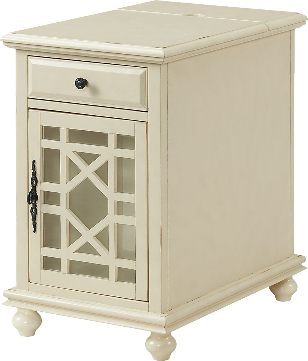 Bunyard White Colors,White Chairside Table Rooms To Go