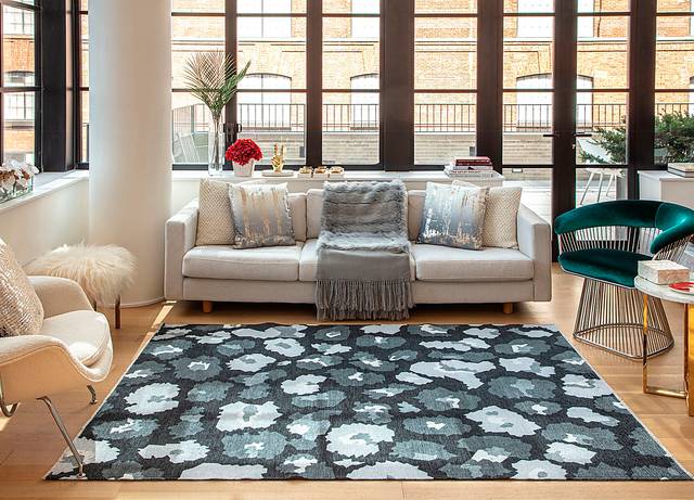 Buraso Black 5'3 x 7' Rug - Thumbnail - Image 2
