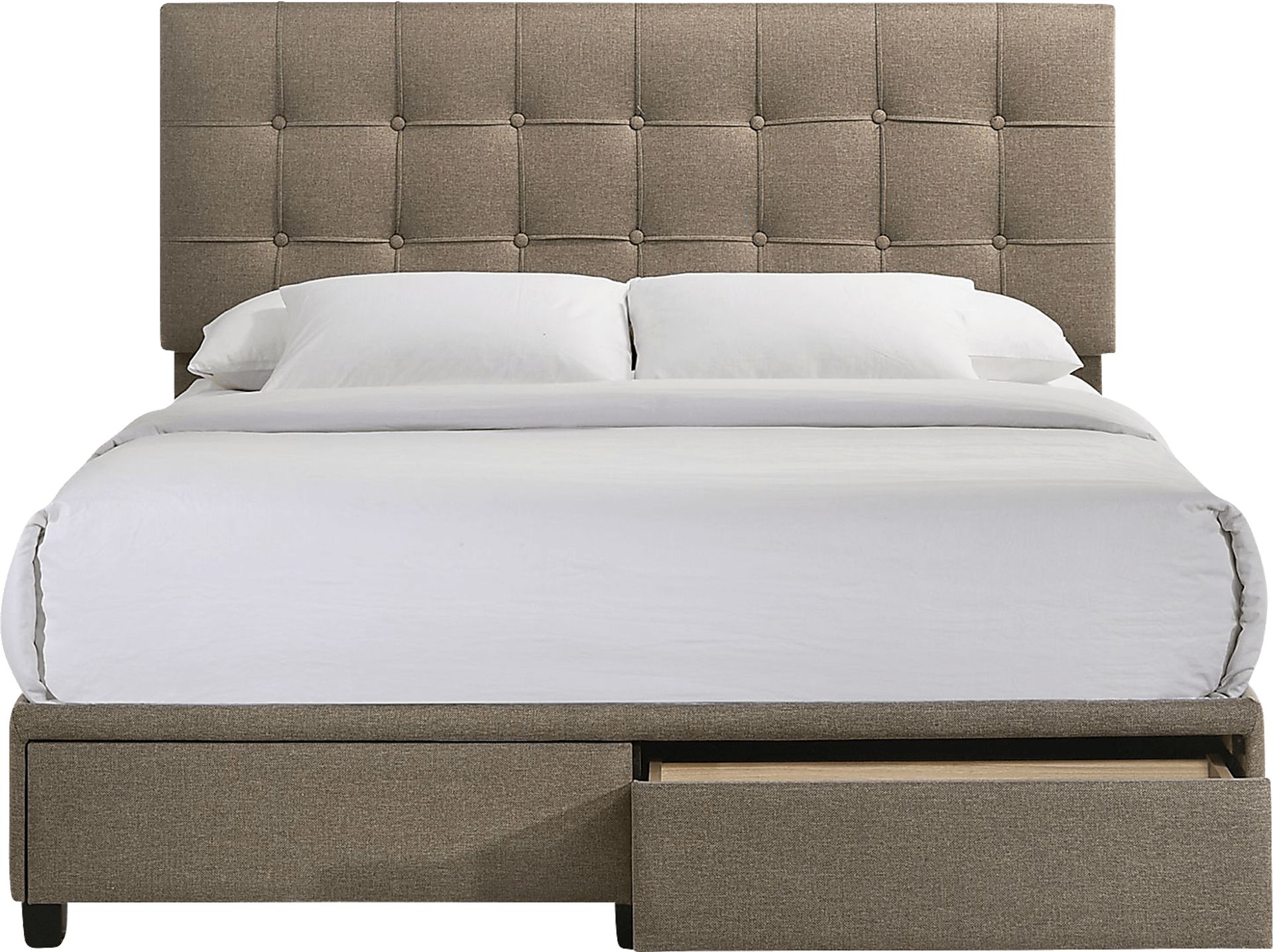 Burchell Brown Queen Platform Storage Bed - Image 4