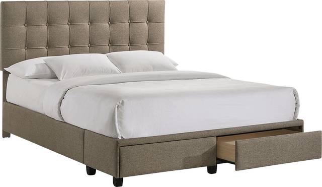 Burchell Brown Queen Platform Storage Bed - Thumbnail - Image 5