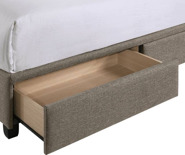 Burchell Brown Queen Platform Storage Bed - Thumbnail - Image 10
