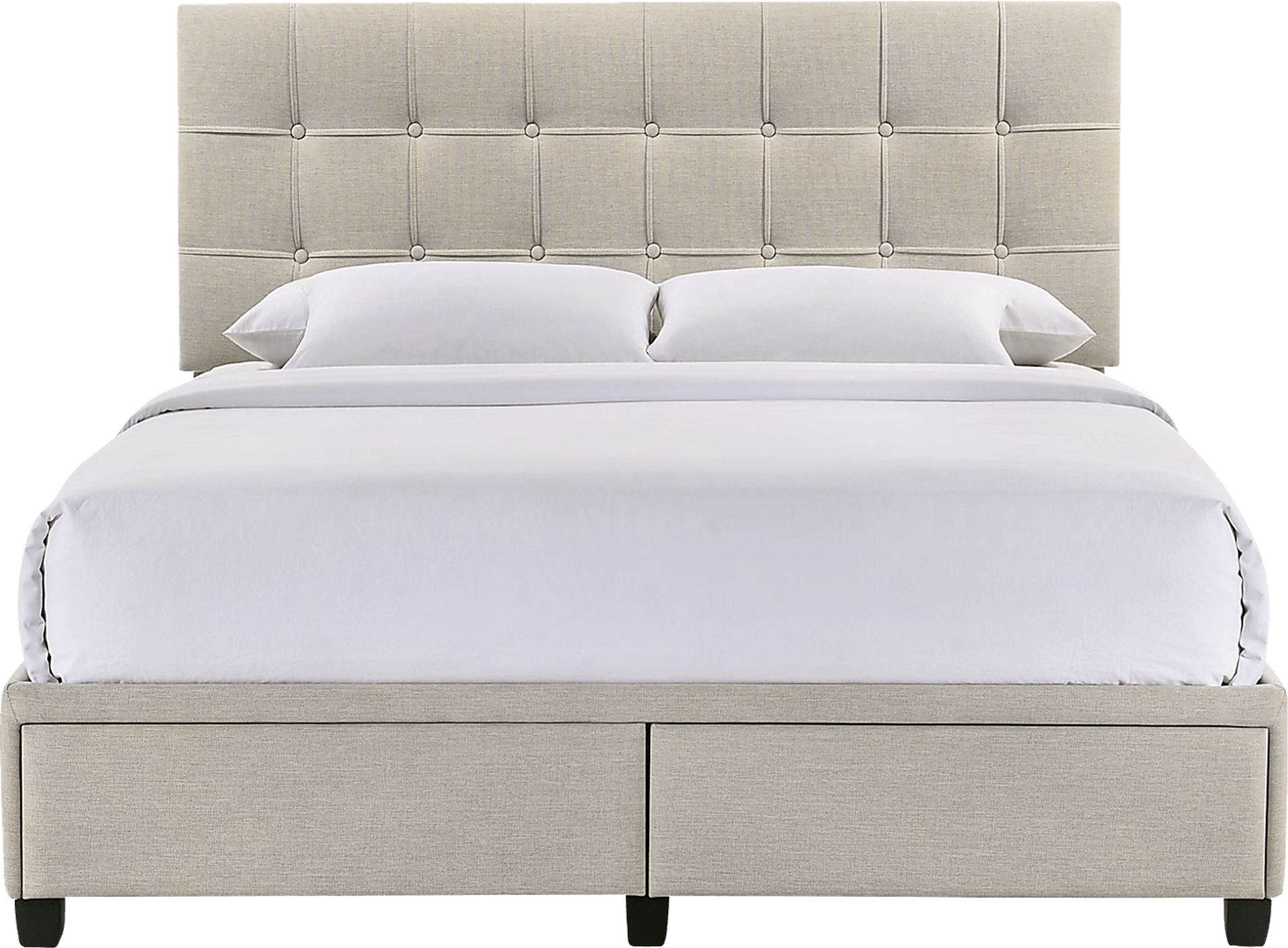 Burchell White Queen Platform Storage Bed - Image 3