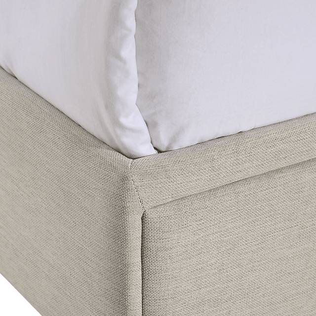 Burchell White Queen Platform Storage Bed - Thumbnail - Image 9