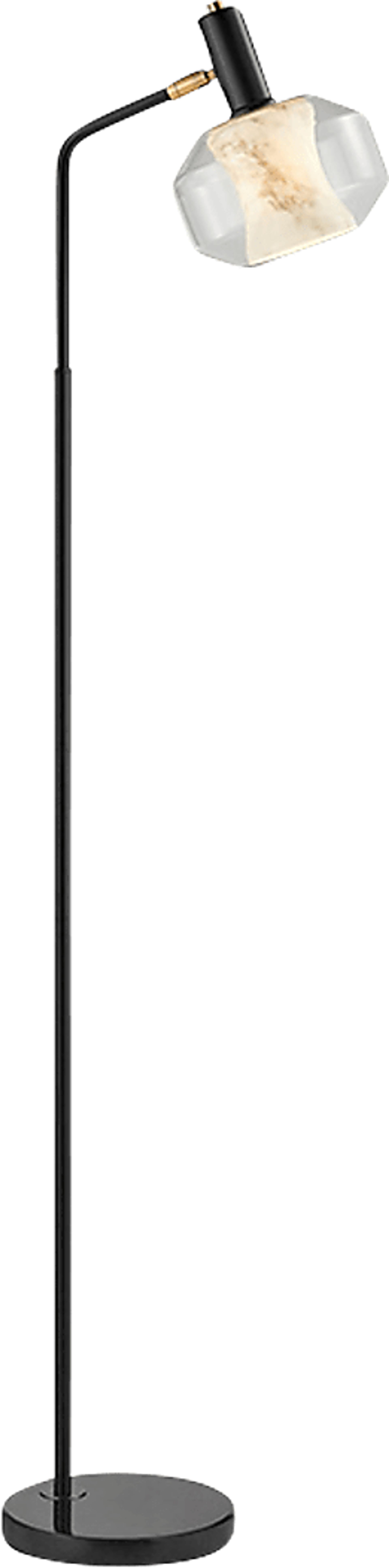 Burdeno Road Black Floor Lamp - Image 1