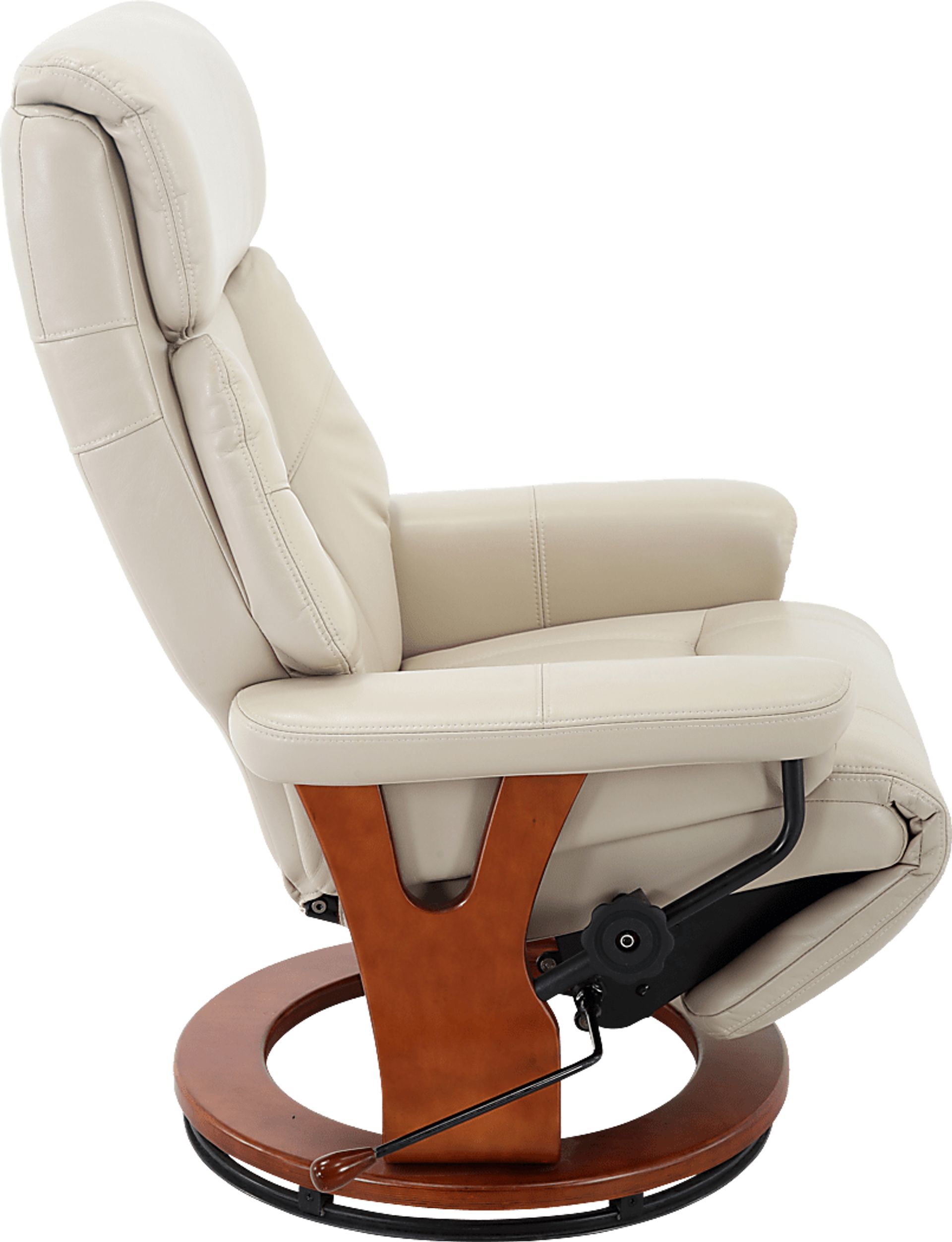 Burdette Beige Recliner - Image 2