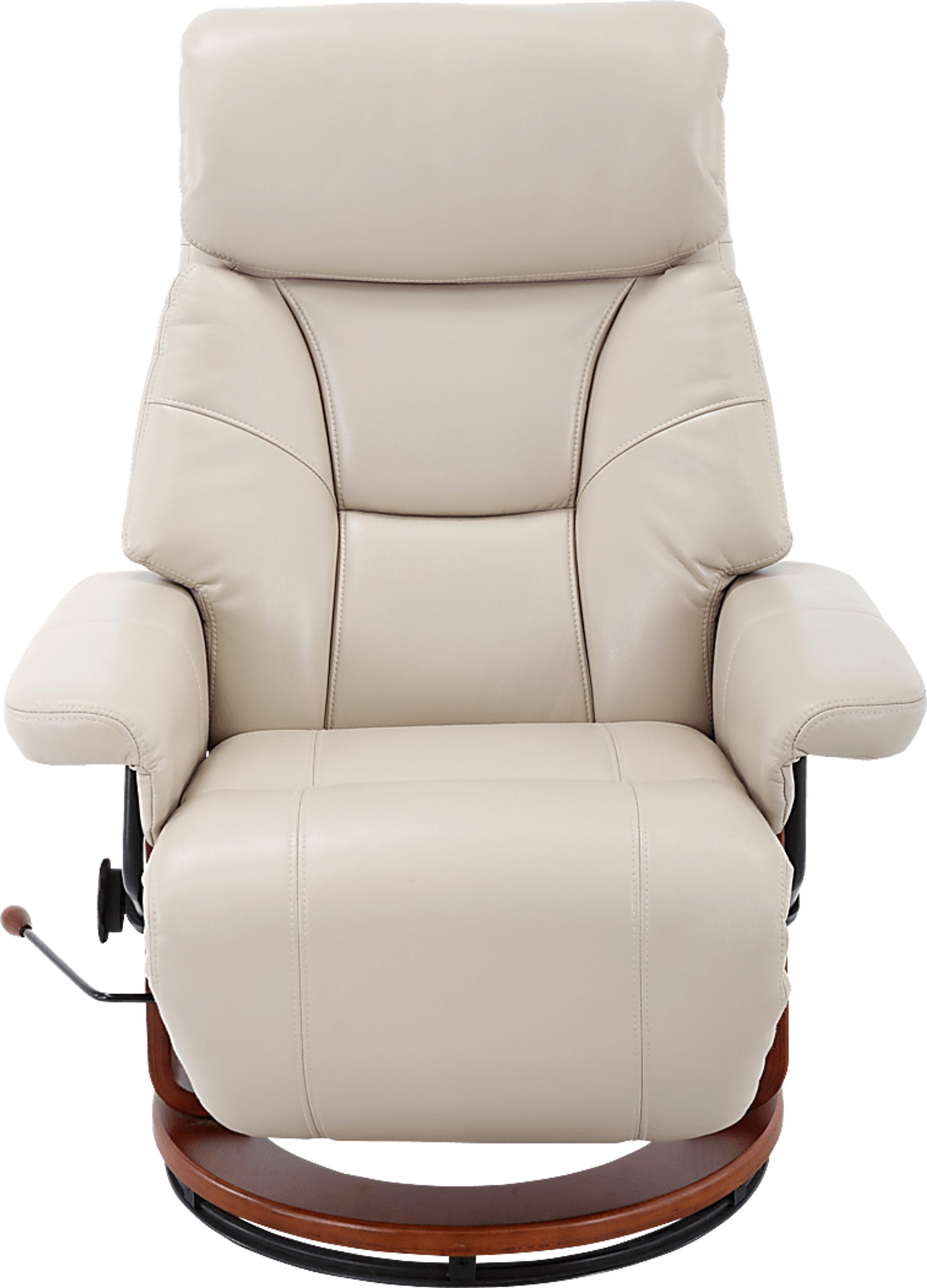 Burdette Beige Recliner - Image 3