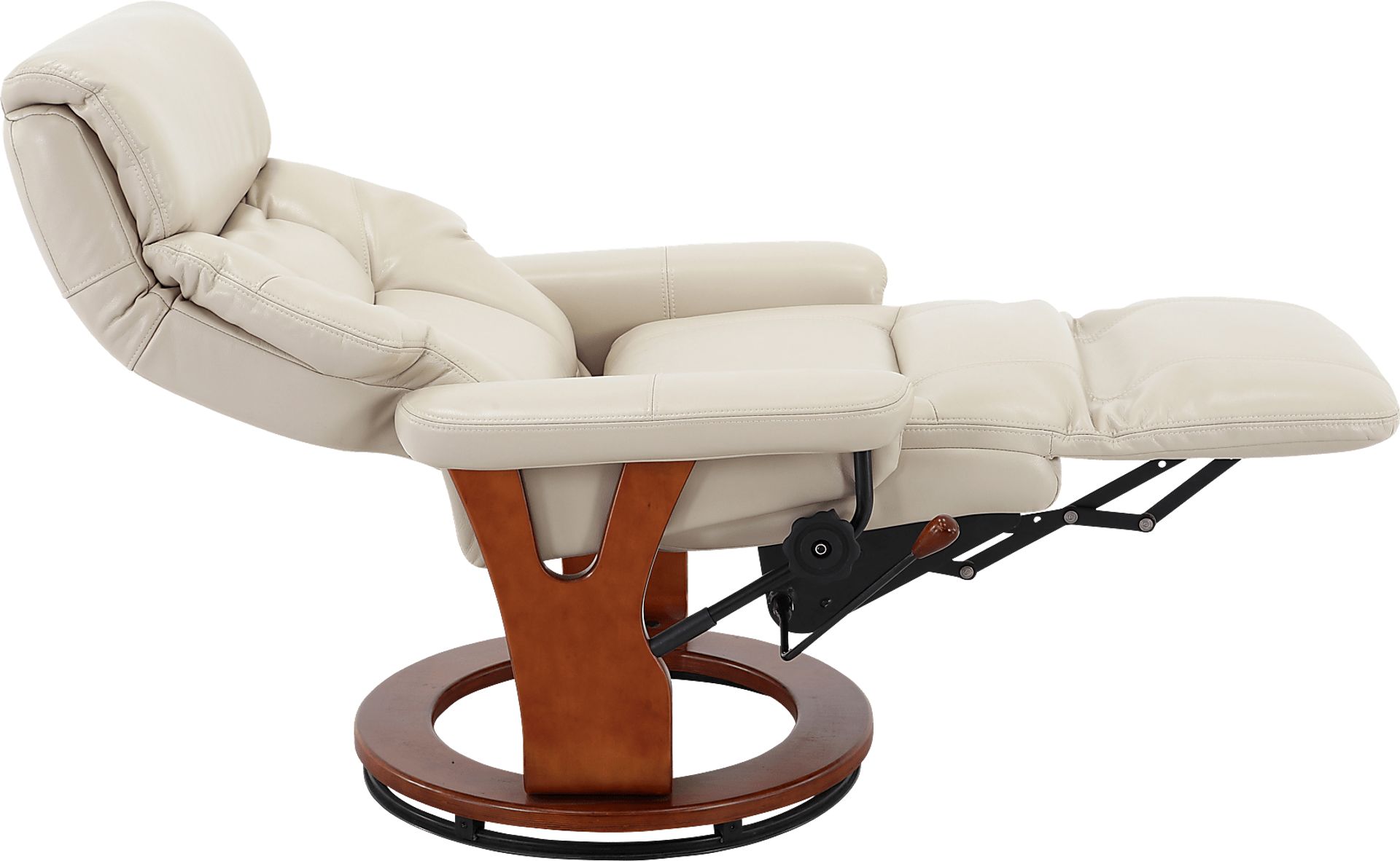 Burdette Beige Recliner - Image 5