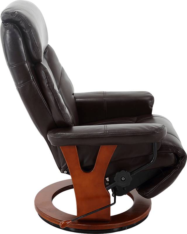 Burdette Brown Recliner - Thumbnail - Image 2