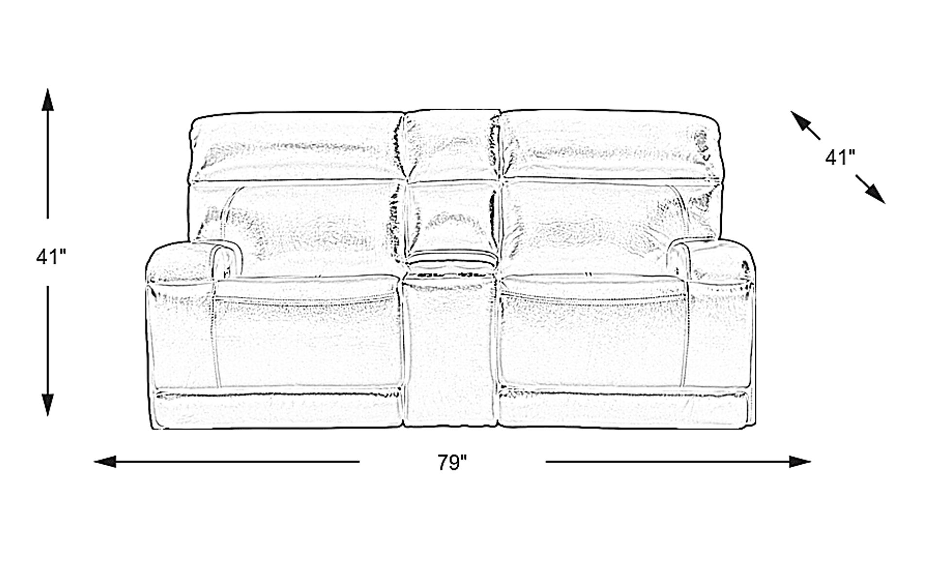 Dimension Image. Please refer to the Dimension Tab on this page for dimension details.