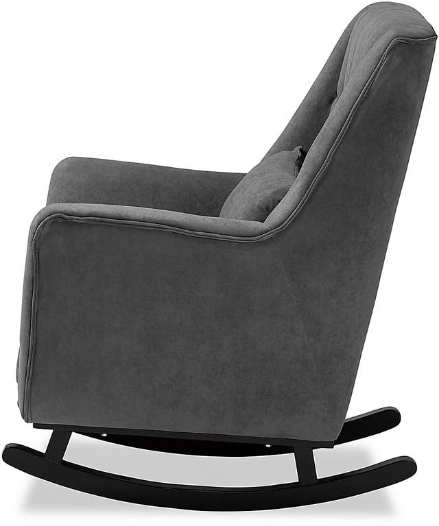 Burgoyne Gray Rocking Chair - Thumbnail - Image 3