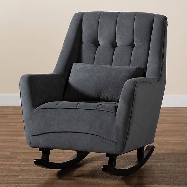 Burgoyne Gray Rocking Chair - Thumbnail - Image 7