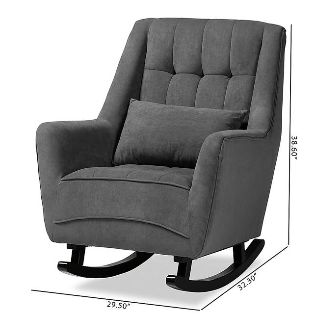 Burgoyne Gray Rocking Chair - Thumbnail - Image 10