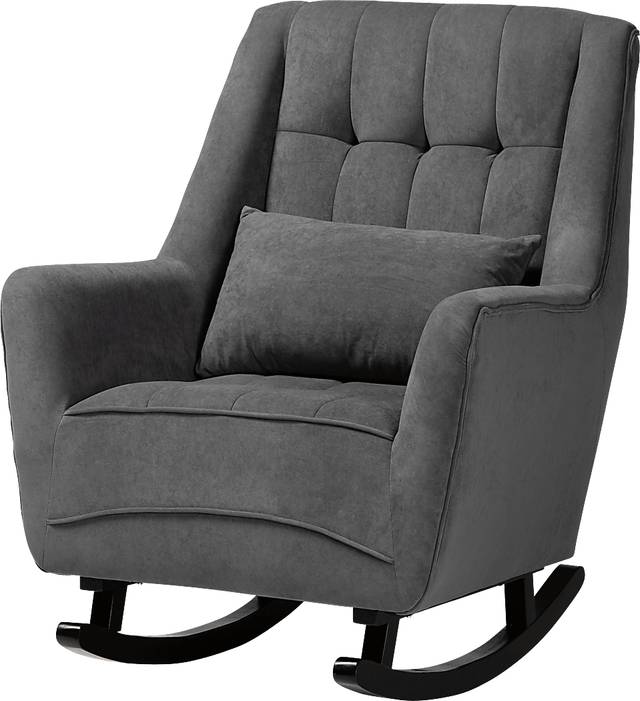 Burgoyne Gray Rocking Chair - Thumbnail - Image 1
