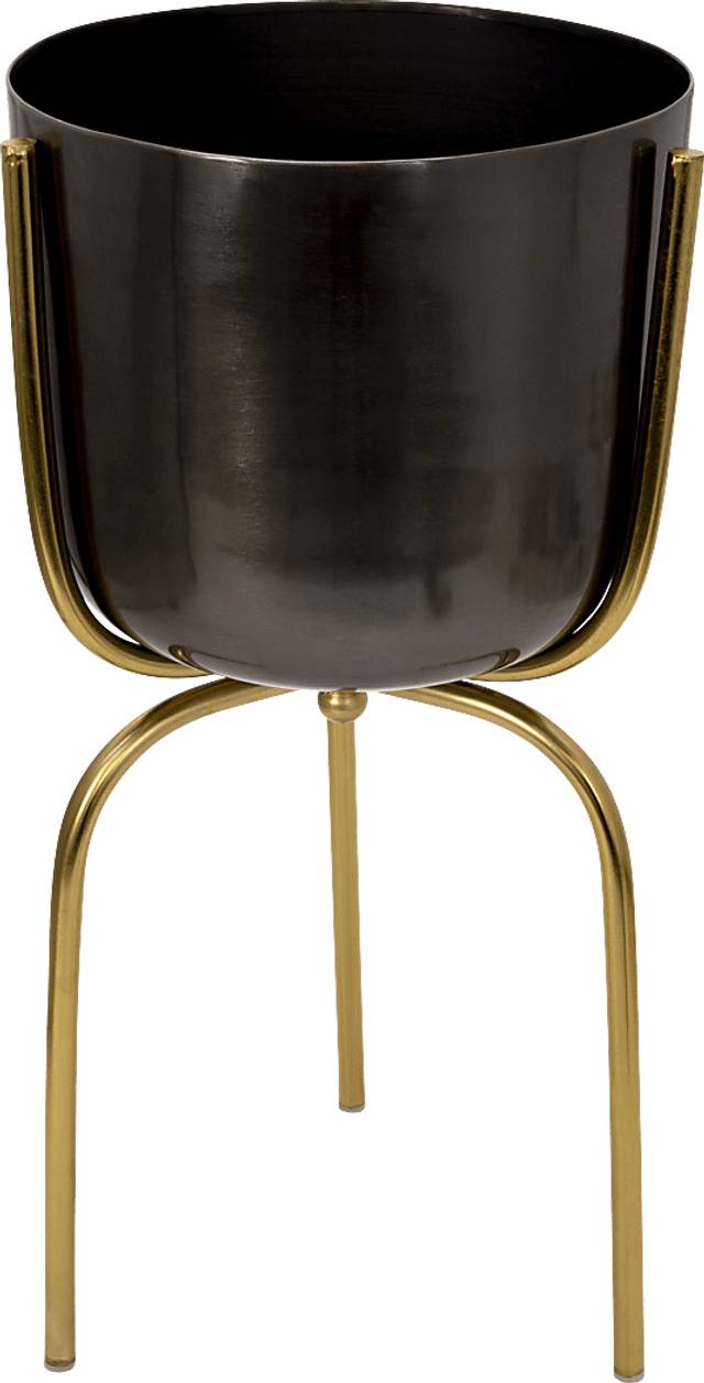 Burgwyn Gunmetal Large Planter - Thumbnail - Image 1