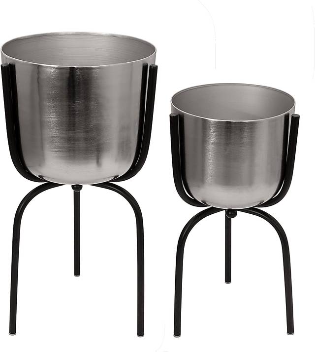 Burgwyn Silver Large Planter - Thumbnail - Image 3