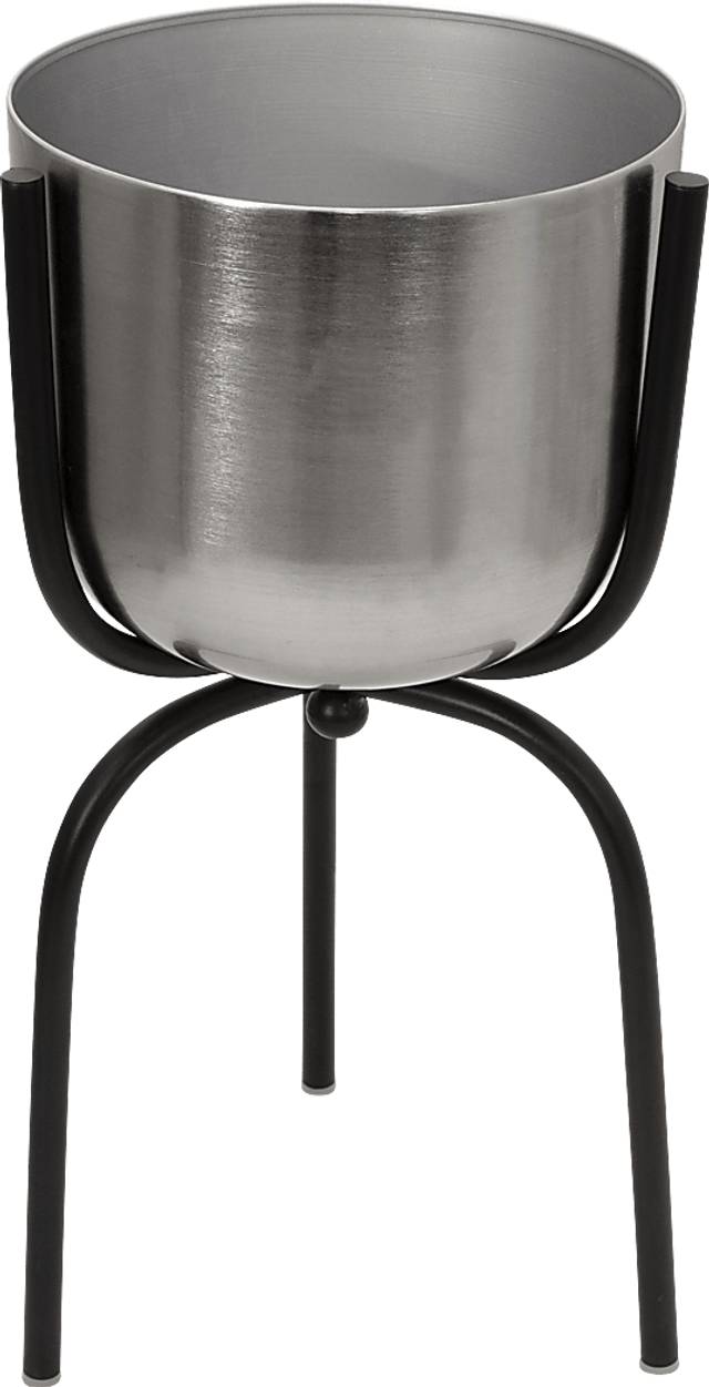 Burgwyn Silver Small Planter - Thumbnail - Image 1