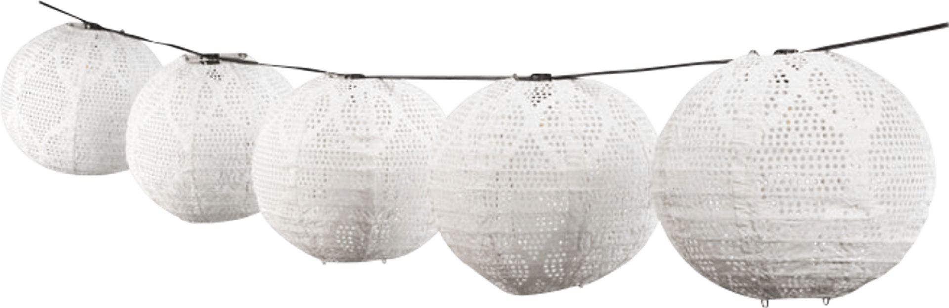 Burhazy White Outdoor String Lights - Image 1