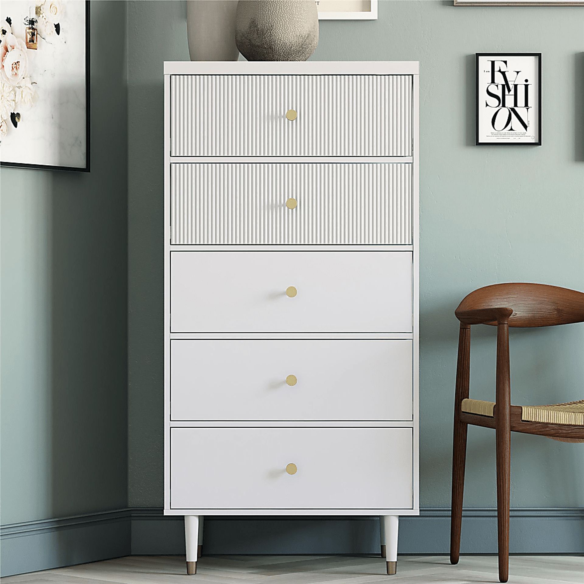 Burieth Dove Gray Chest - Image 2
