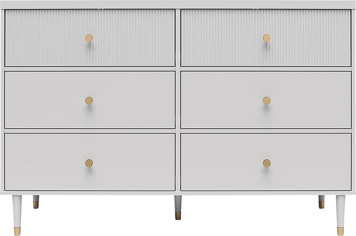 Burieth Dove Gray Dresser Rooms to Go