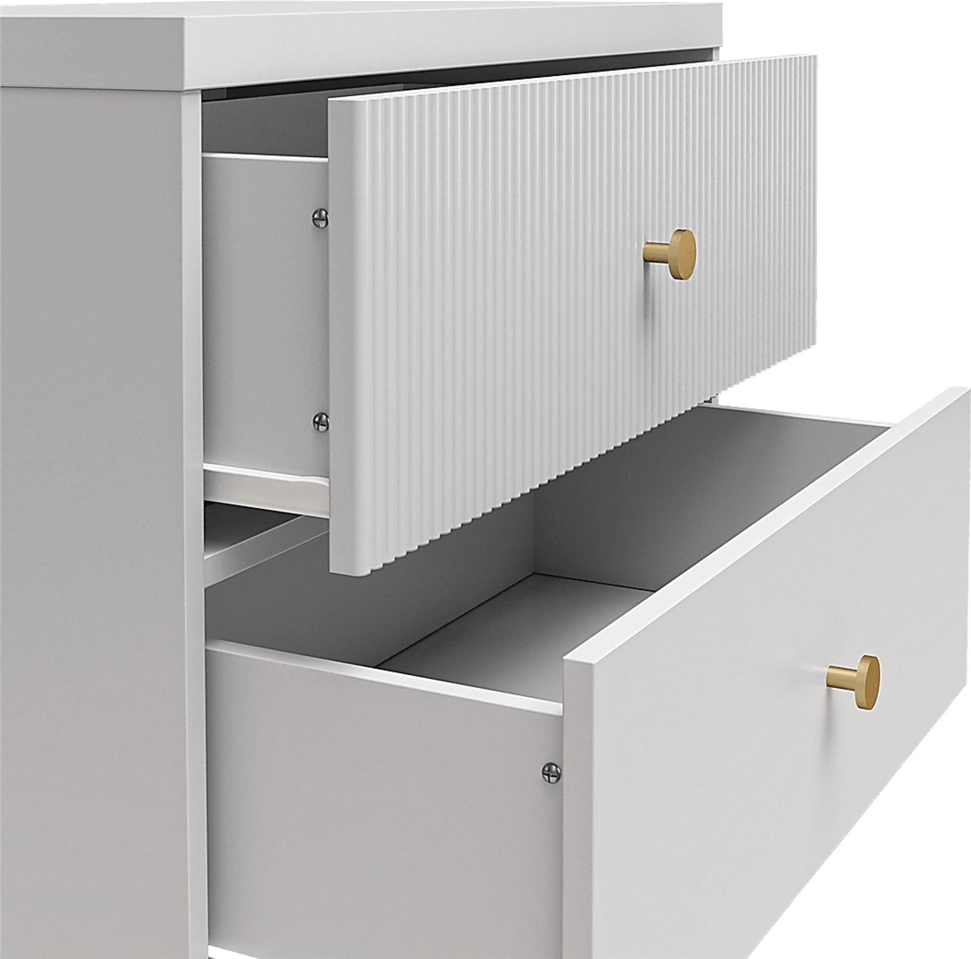 Burieth Dove Gray Nightstand - Image 4