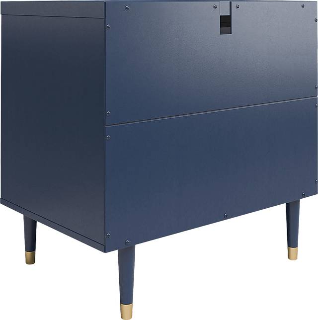 Burieth Navy Nightstand - Thumbnail - Image 6