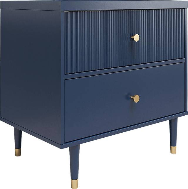Burieth Navy Nightstand - Thumbnail - Image 8