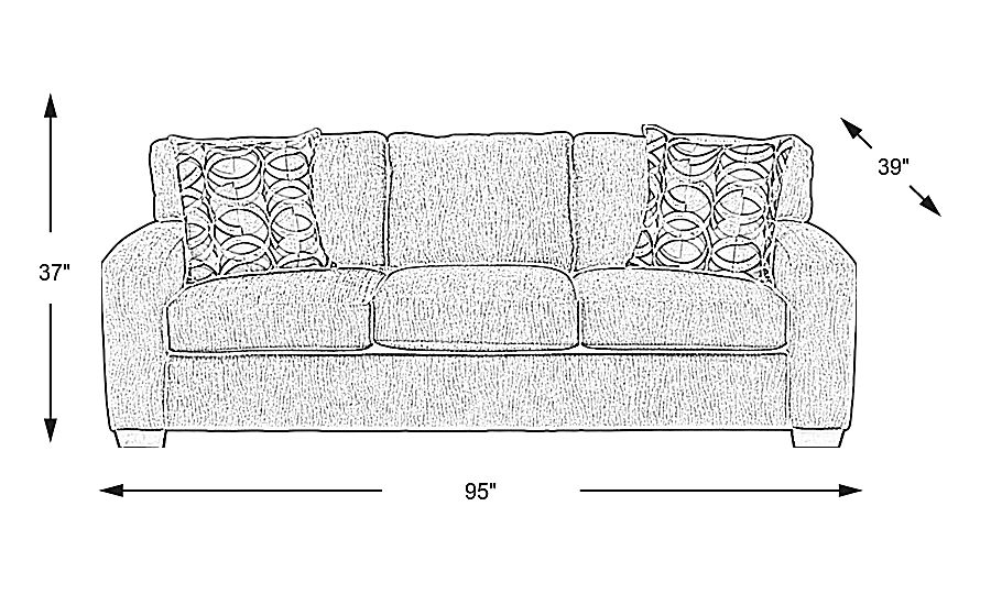 Burke Sandstone Sofa - Rooms To Go