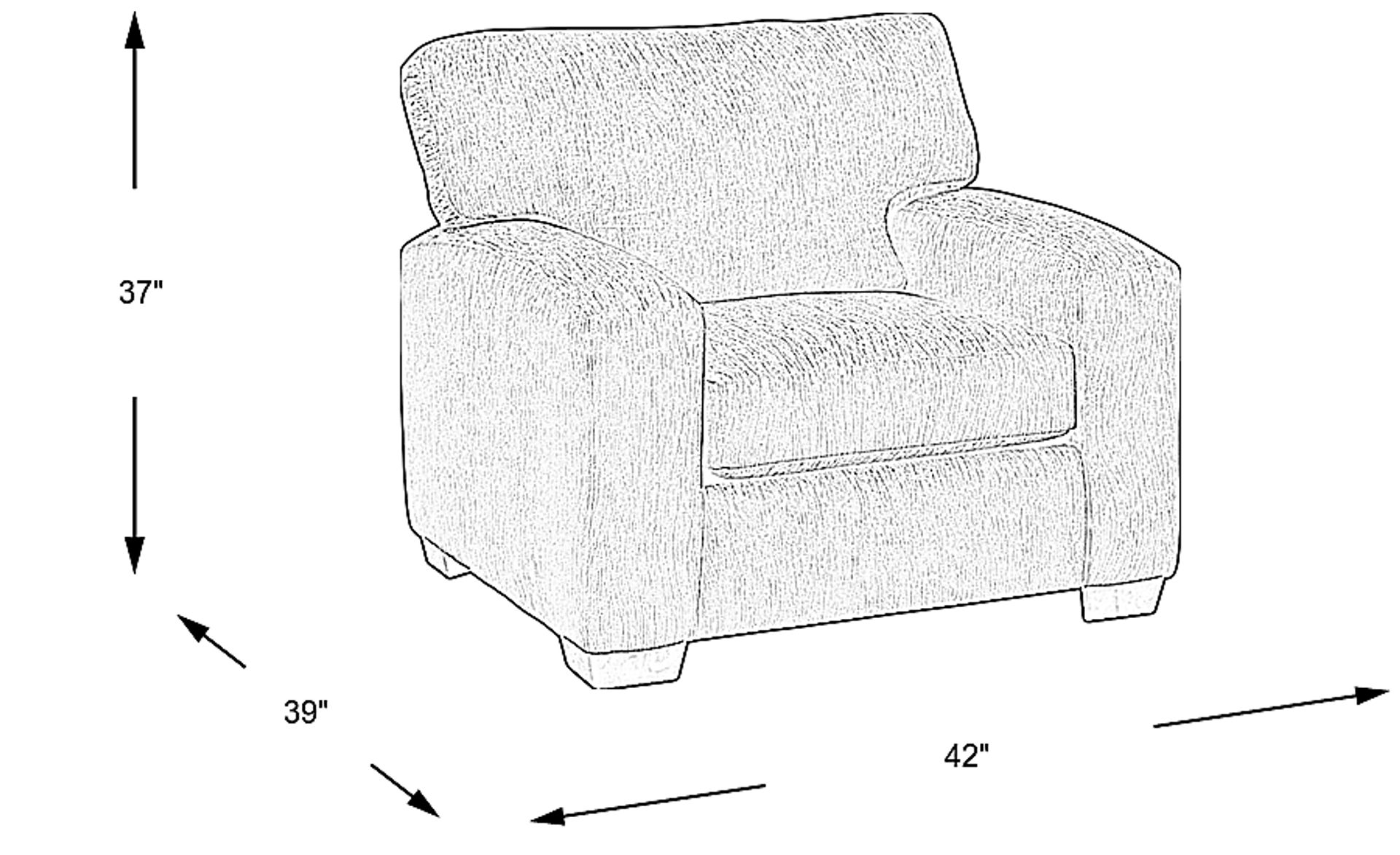 Dimension Image. Please refer to the Dimension Tab on this page for dimension details.